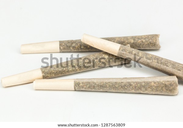 Marijuana Cannabis Preroll Cigarette Stock Photo (Edit Now) 1287563809