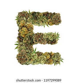 Marijuana Font Isolated Weed Font Letter Stock Photo (Edit Now) 1197299089