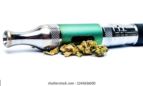 Marijuana Vape Pen And Cannabis Bud