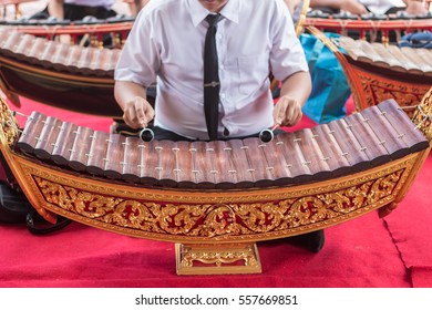 Marimba Player Playing In Thailand