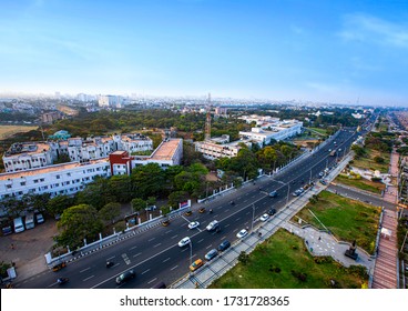 Marina Beach Police Station In Marina Beach, Tamil Nadu, India, Chennai : January 21, 2020