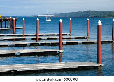 Marina In Port Angeles, Washington, Usa