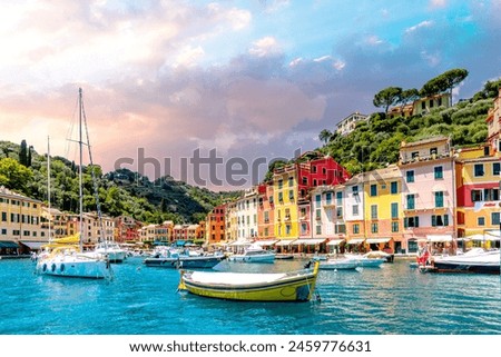 Similar – Image, Stock Photo Cinque Terre Village Coast