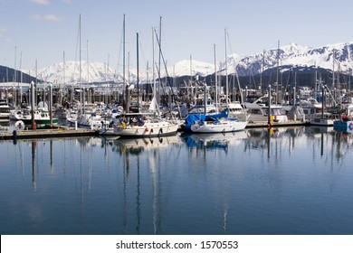 Marina In Seward, Alaska