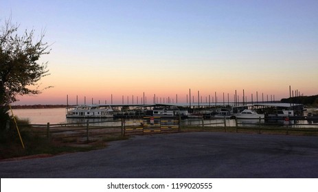 Marina Sunset At Lake Thunderbird