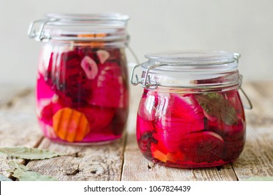 
Marinated cabbage with beets