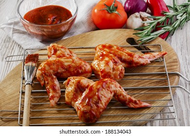 Marinated Chicken Wings Raw 