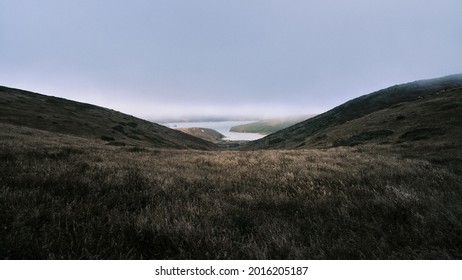 Marine Layer Rolling Over Hills At Point Reyes