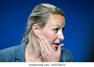 Marion Marechal (Le Pen) During The Training Day For The Candidates Of Eric Zemmour's Party Reconquete! For The Legislative Elections In Salle Wagram, Paris, France On May 7, 2022.