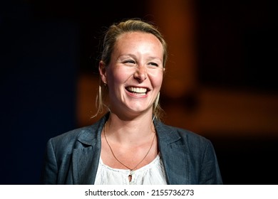 Marion Marechal (Le Pen) During The Training Day For The Candidates Of Eric Zemmour's Party Reconquete! For The Legislative Elections In Salle Wagram, Paris, France On May 7, 2022.