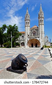 Maritime or Navy Museum (Museu de Marinha) in Belem, Lisbon Portugal. Integrated in the Jeronimos Monastery building (Unesco World Heritage)