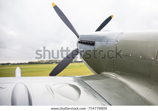 Mark 9 Spitfire Ready Action Canon Stock Photo Edit Now - 