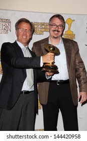 Mark Johnson And Vince Gilligan At The 39th Annual Saturn Awards Press Room, The Castaway, Burbank, CA 06-26-13