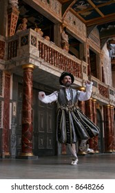 Mark Rylance Performs Onstage During His Tenure As Artistic Director At The Globe Theatre, London