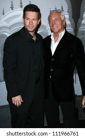 Mark Wahlberg And Giorgio Armani At The Giorgio Armani Prive Show To Celebrate The Oscars. Green Acres, Los Angeles, CA. 02-24-07