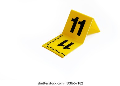 Marker Crime Scene Number 11 Stock Photo 308667182 | Shutterstock