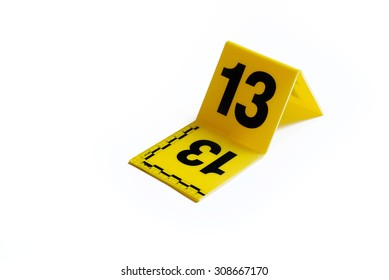 Marker Crime Scene Number 5 Stock Photo (Edit Now) 308667221