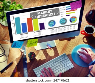 Market Research Business Percentage Research Marketing Strategy Concept