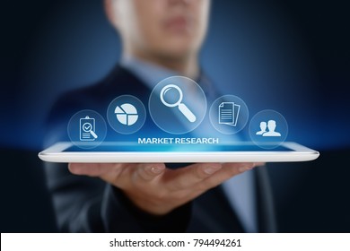 Market Research Marketing Strategy Business Technology Internet concept. - Shutterstock ID 794494261