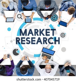 Market Research Target Strategy Mission Concept Stock Photo 407045719 ...