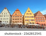 Market Square in Rothenburg ob der Tauber, Bavaria, Germany