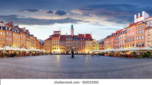 Market square in Warsaw, Poland - Powered by Shutterstock