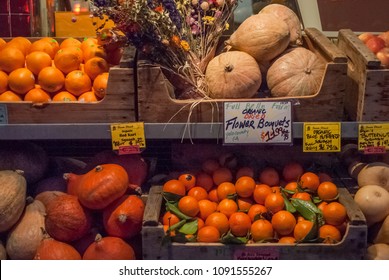 A Market Stand In The Mission District Of San Francisco