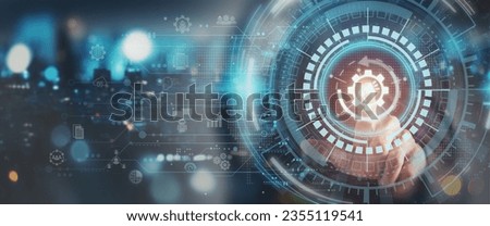 Marketing automation concept. Using data science to drive marketing automation. Develop a data driven. Process of extracting insights from data and using those insights to inform business decisions. 