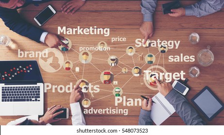Marketing Commercial Advertising Plan Concept