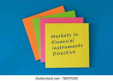 Markets In Financial Instruments Directive (MiFID II)