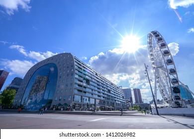 Markthal In The Port City Of Rotterdam