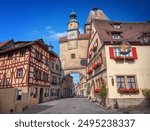 Markus Tower in Rothenburg ob der Tauber, Bavaria, Germany