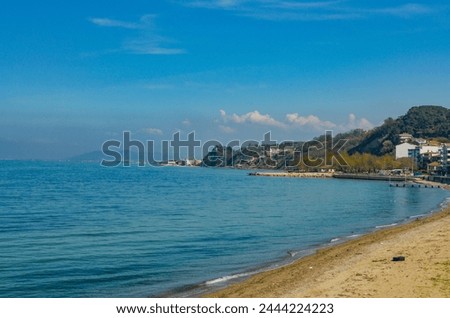 Marmara sea coast in Koru (Yalova province, Turkiye)