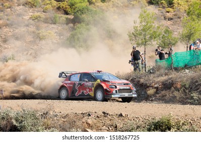 Marmaris, TURKEY 09/13/2019 Sebastian Ogier Won World Rally Championship 2019 With Citroen Total WRT At Rally Turkey