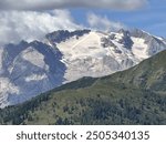 marmolada glacier in the dolomites