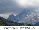 Marmolada mountain viewed from Canazei
