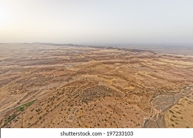 Maroc Marrakech Desert Aerial View From Baloon