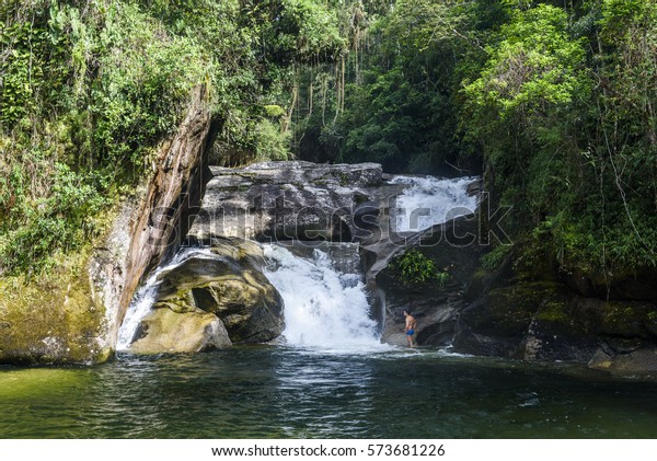 Maromba Waterfall Itatiaia National Park Rio Stock Photo Edit Now 573681226