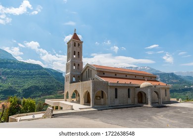 Maronite Church At Hdeini Lebanon