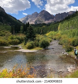 Maroon Bells Aspen Colorado Mountain View