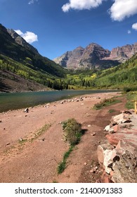 Maroon Bells Aspen Colorado Mountain View