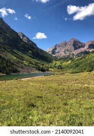 Maroon Bells Aspen Colorado Mountain View