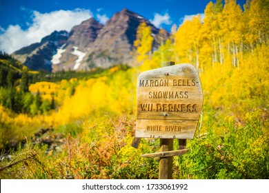 Maroon Bells Aspen Trees In Colorado