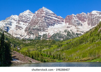 Maroon Bells Summer Landscape