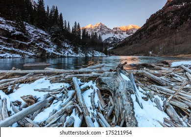 Maroon Bells In White River National Forest, Colorado