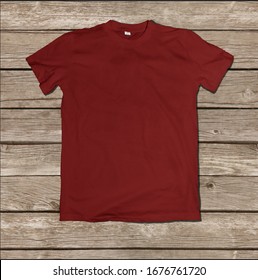 T Shirt Template Maroon Hd Stock Images Shutterstock