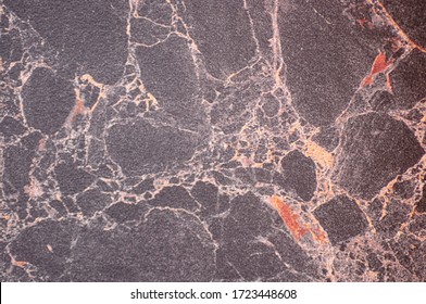 Maroon Marble, Natural Stone Texture With Beige Veins. Background.
