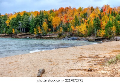 Marquette Michigan and surrounding area in the fall - Shutterstock ID 2217872791