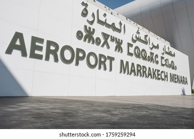 Marrakech Menara Airport. Marrakech, Maroc, October 23, 2017.