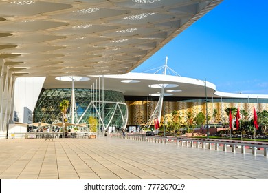 MARRAKECH, MOROCCO. 8th November, 2017: Marrakech Menara Airport. Check In Terminal